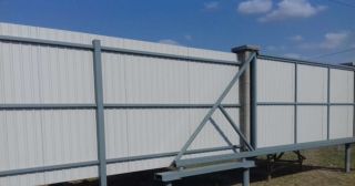 Купить откатные ворота на сваях Мариинск, цена от 2793 руб.