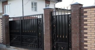 Купить распашные ворота кованные Мариинск, цена от 4810 руб.